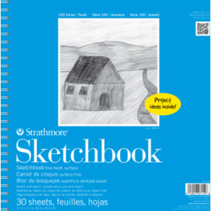 100 Series Sketch Pad, 30 Sheet, 12x12 inch, 1 Count
