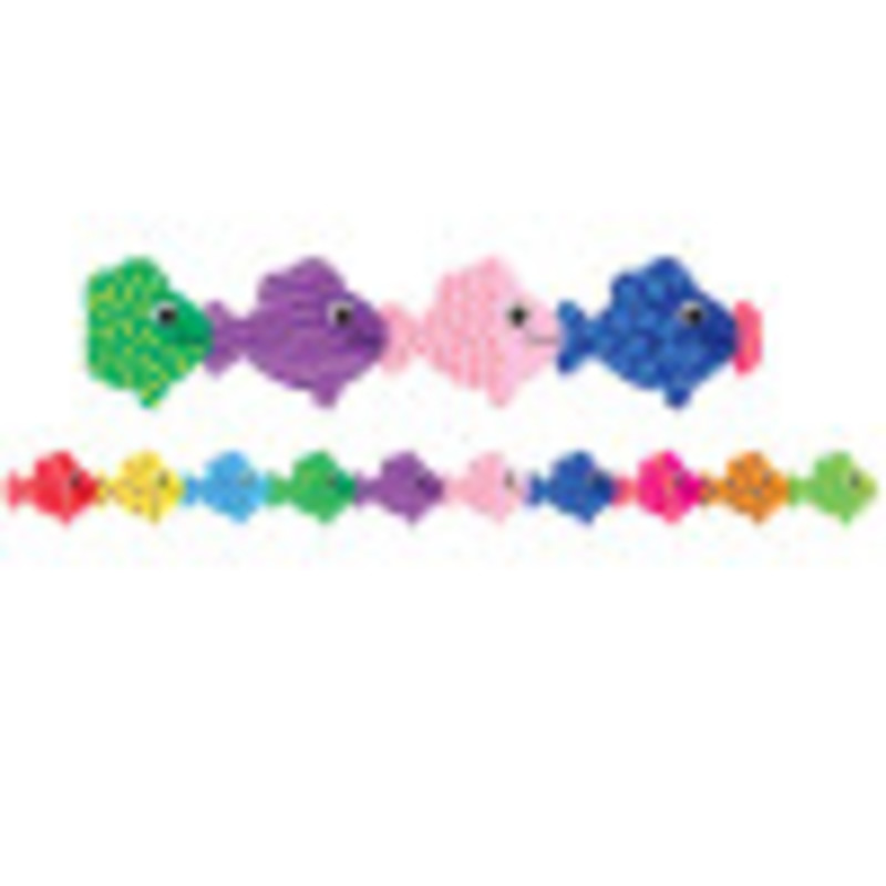 Assorted Fish Border, 12 Strips/36 Feet