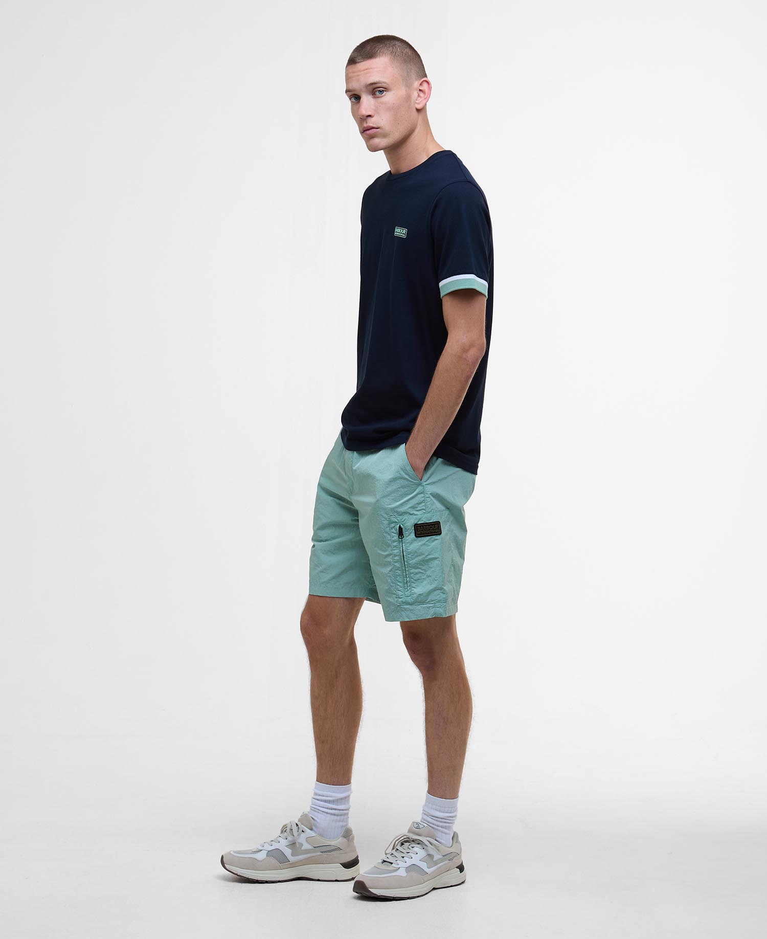 Deep Cuff Evan Tipped T-Shirt image number 1