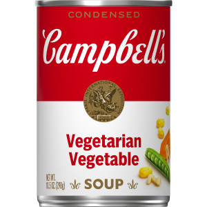 Campbell’s® Condensed Vegetarian Vegetable Soup, 10.5 oz Can (12 Pack)