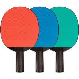 Plastic Rubber Face Table Tennis Paddle