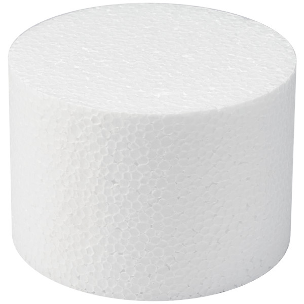Round Styrofoam 5" x 3.5" Cake Form