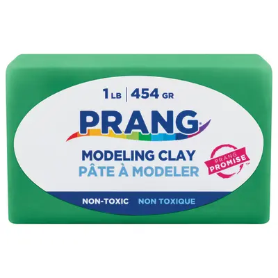 Prang Modeling Clay, Green, 1 Lb.
