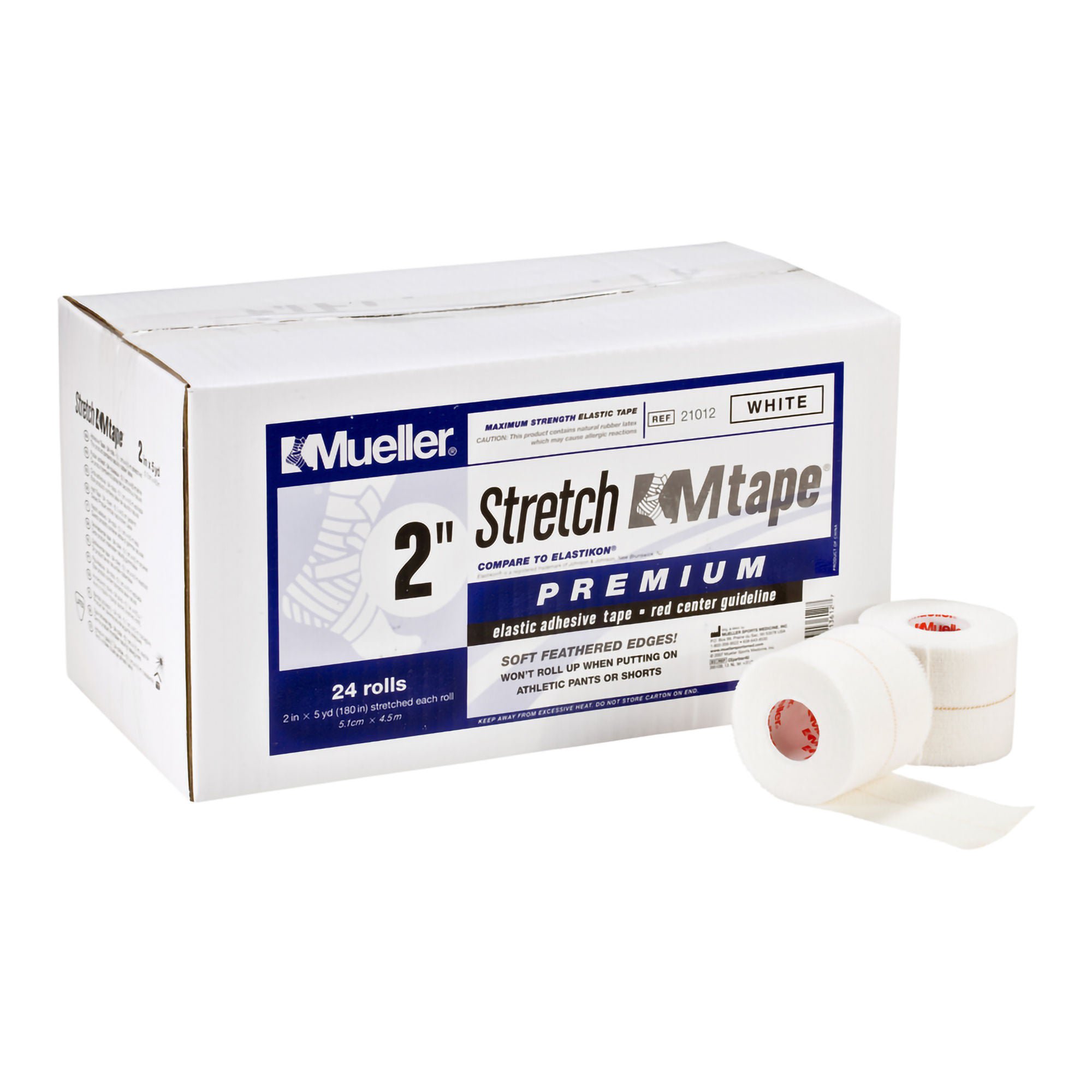 Mueller Sports Medicine TAPE, TRAINER STRETCH MAX STR ENGTH 2"X5YDS (24RL/CS)