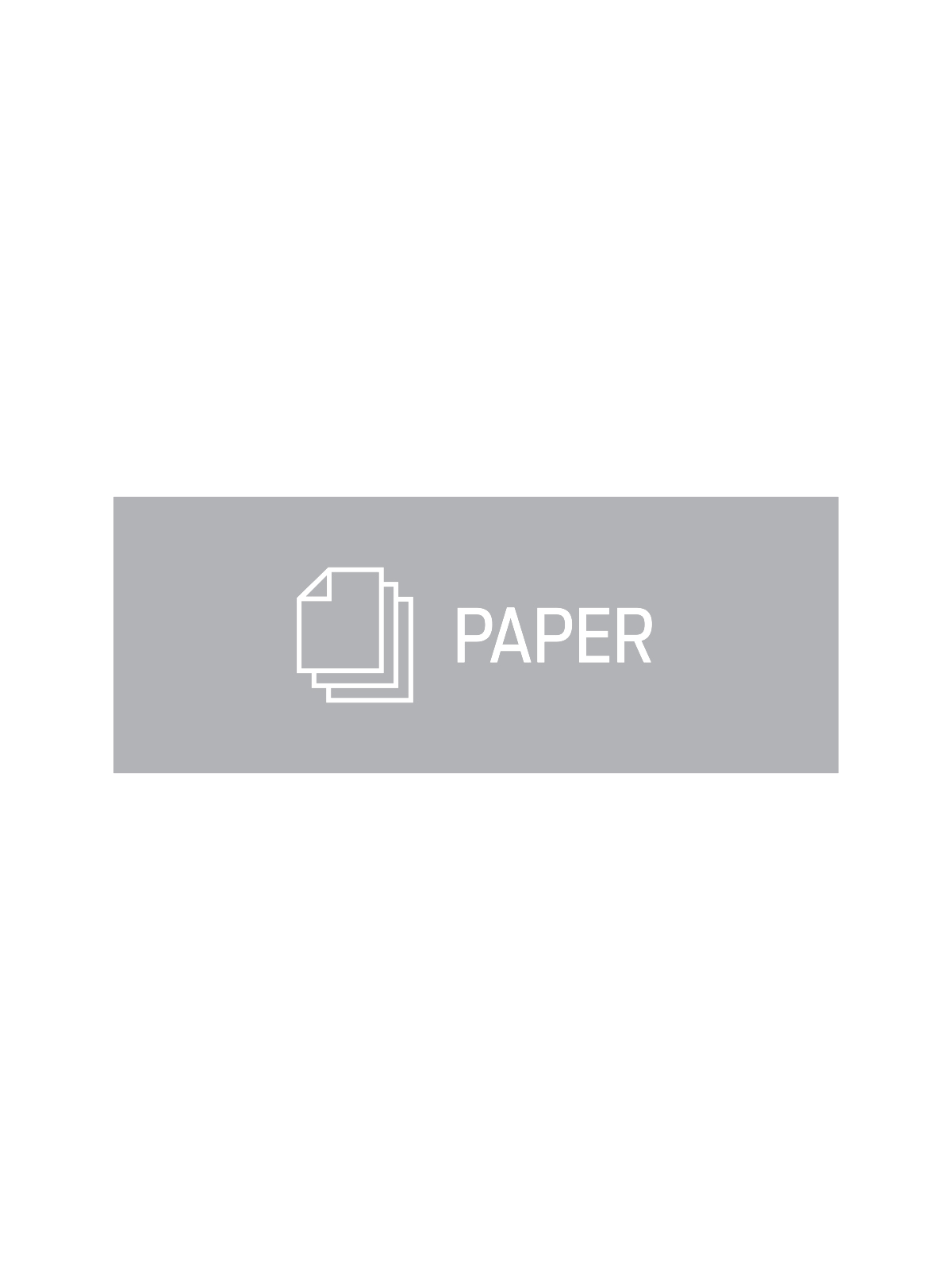 RISE – Triple – Sign – Paper – Grey