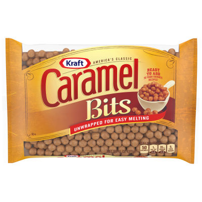 Kraft America's Classic Unwrapped Caramel Bits for Easy Melting, 11 oz Bag