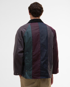 Paul Smith loves Barbour Striped Oversized Bedale Waxed Jacket Stripe