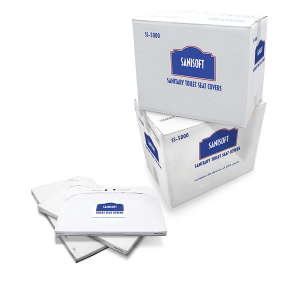 Delamo, SaniSoft, Half Fold, Toilet Seat Cover