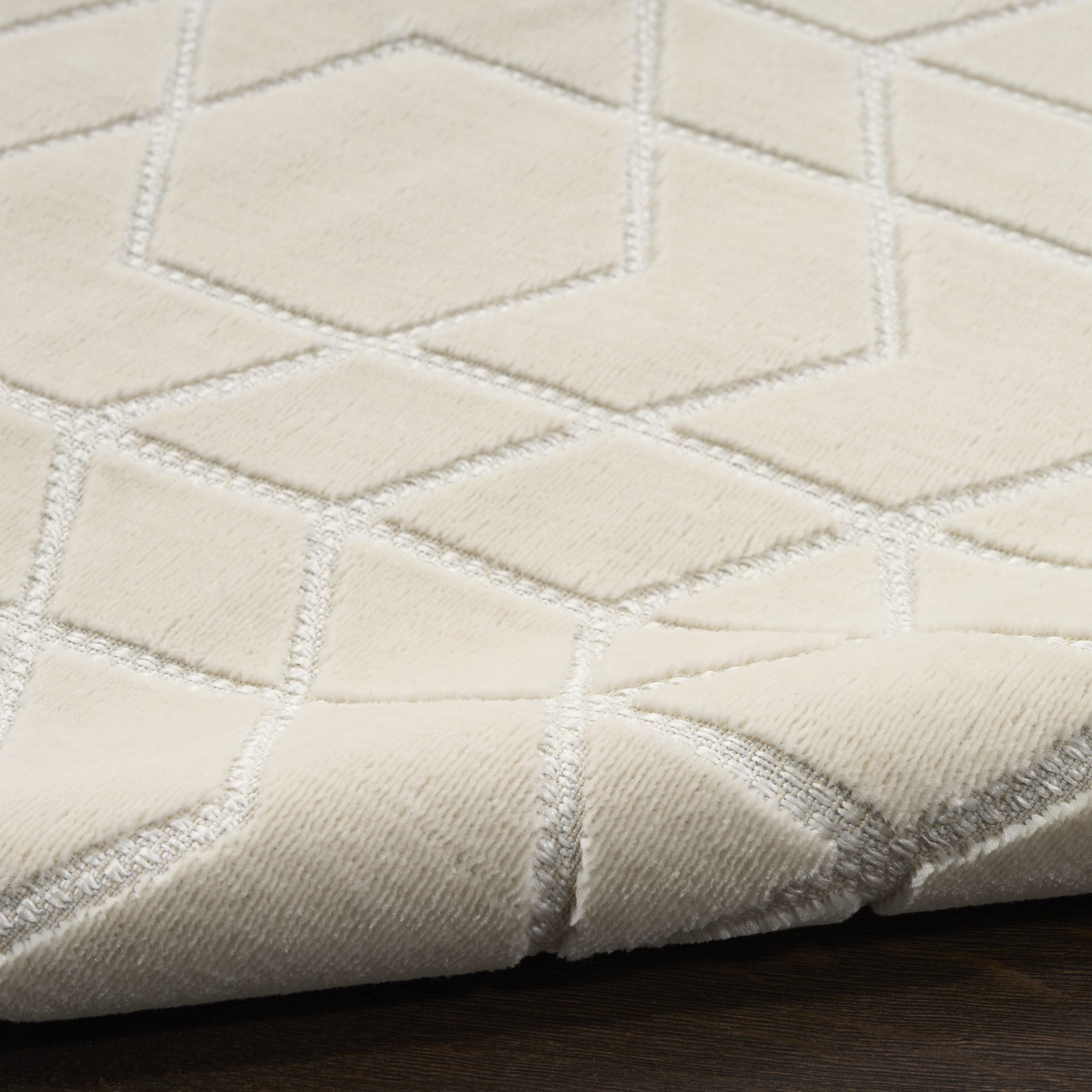 Nourison Washable Charm 8' x 10' Ivory Modern Indoor Rug