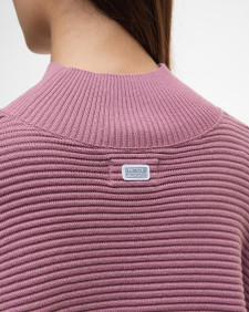 Kaia Funnel-Neck Jumper Raspberry