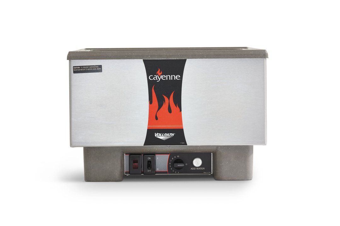 Full-size 120-volt Cayenne® Heat 'N Serve countertop rethermalizer