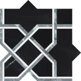 Waterjet Stone Mosaics Monochromo 10×10 Madina Mosaic Polished