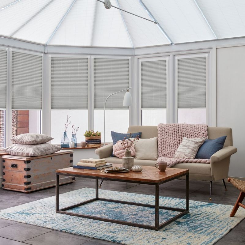 Haven Graphite Pleated blind