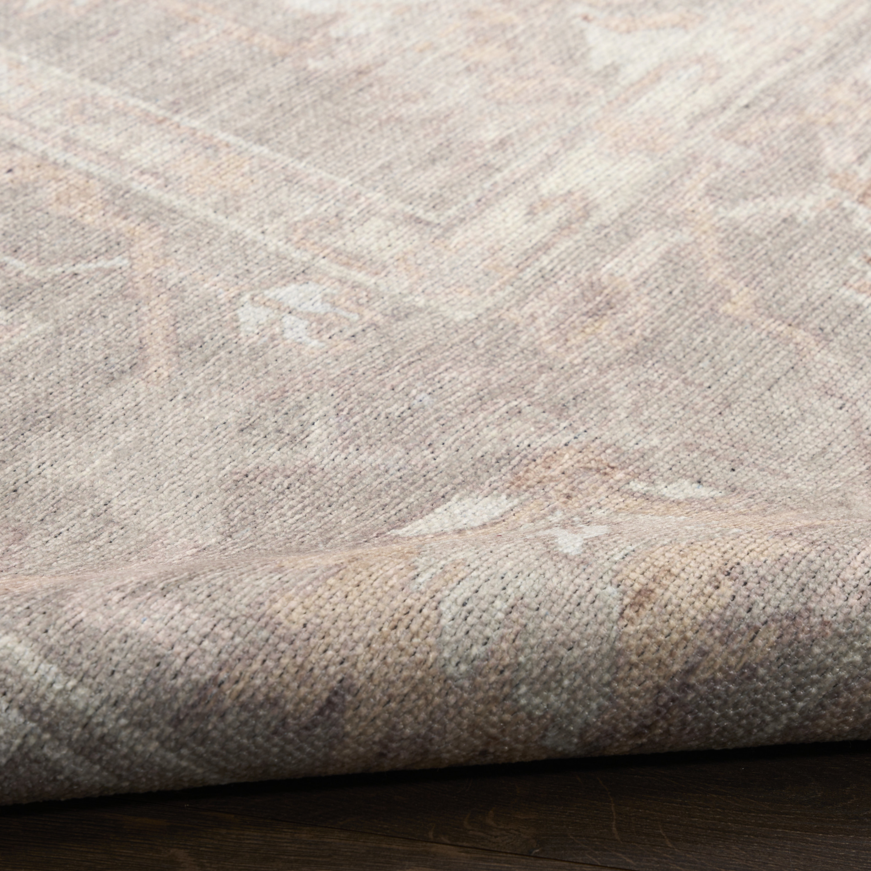 Nourison Vintage Washables 5'3" x 7'3" Grey Vintage Indoor Rug