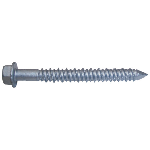 410 Stainless Steel Slotted Hex Washer-Head Tapper Concrete Screw Anchor 3/16