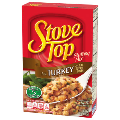 Stove Top Stuffing Mix for Turkey, 6 oz Box