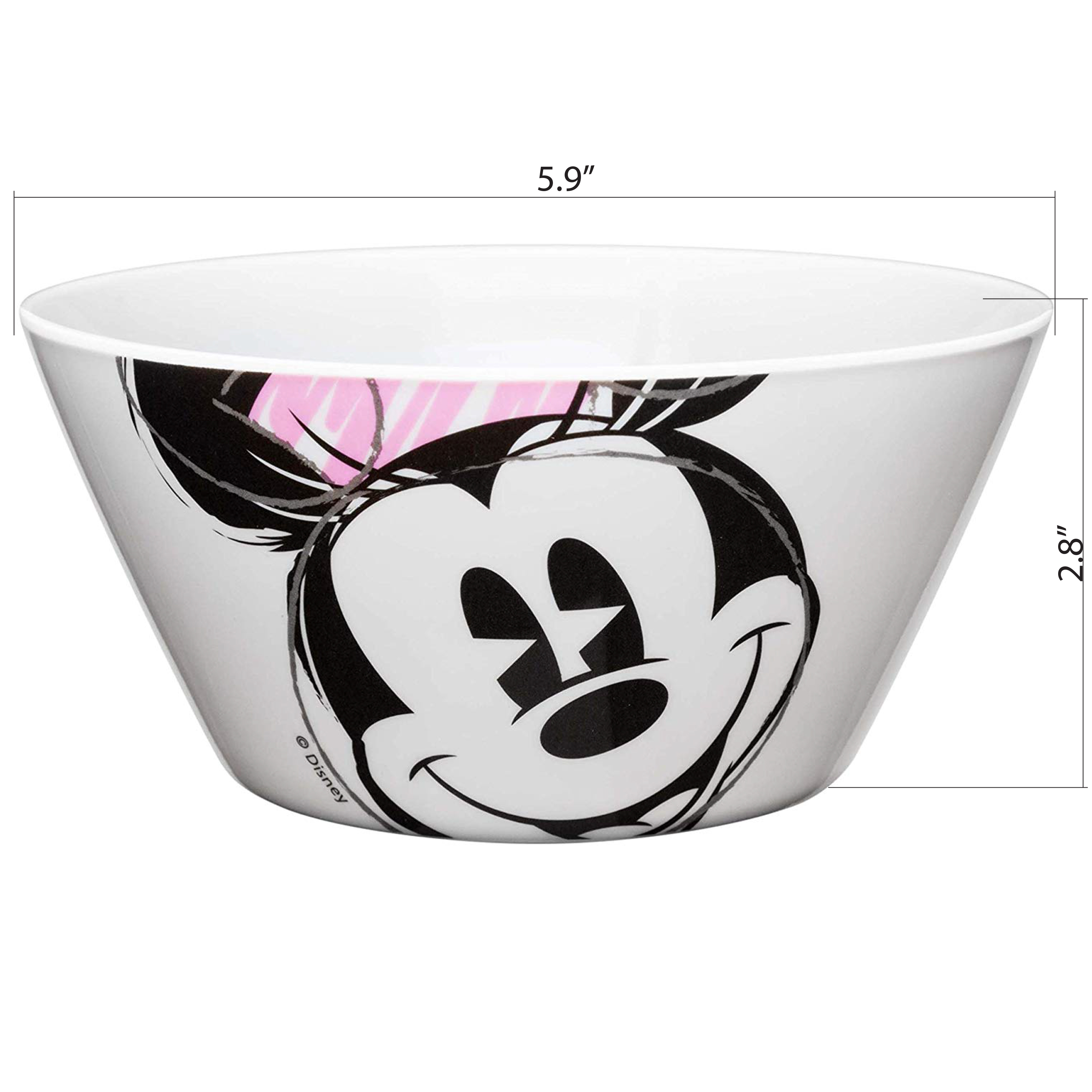 Disney Dinnerware Set, Minnie Mouse, 2-piece set
