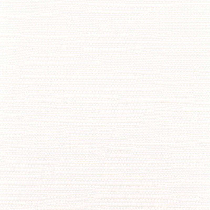 White woven fabric with horizontal ribbed pattern, lying flat and evenly lit, filling the frame; subtle shadows reveal texture, close-up view suggesting paper towel or upholstery material in neutral lighting.