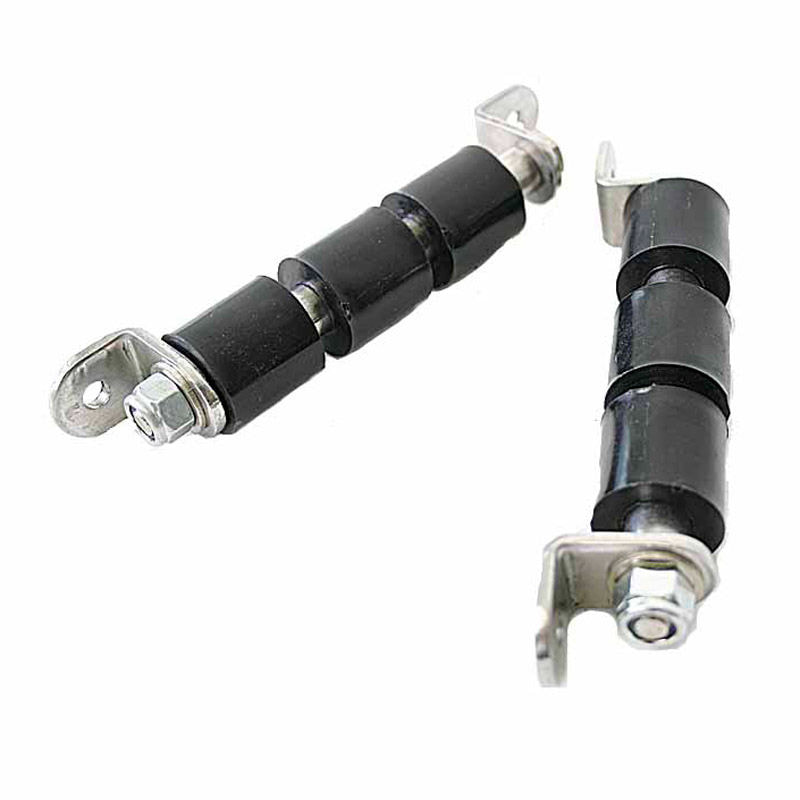 Finntack Quick Hitch Sulky Shaft Adjustable, Stainless Steel w/ Plastic Rolls