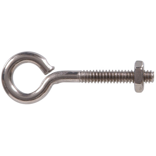 Hardware Essentials Eye Bolt with Hex Nut Stainless Steel 5/8