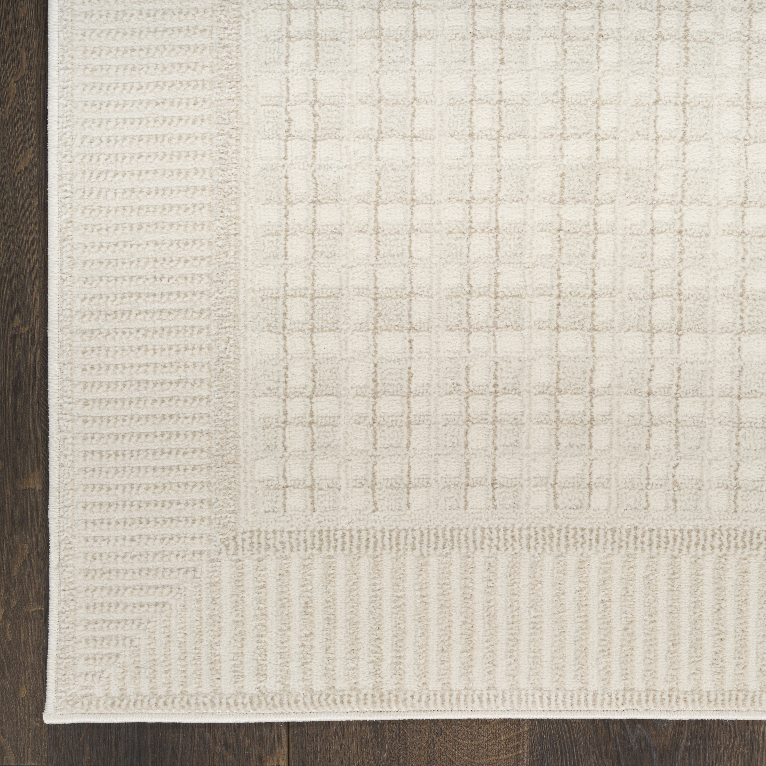Nourison Nordic 2' x 3' Ivory Modern Indoor Rug