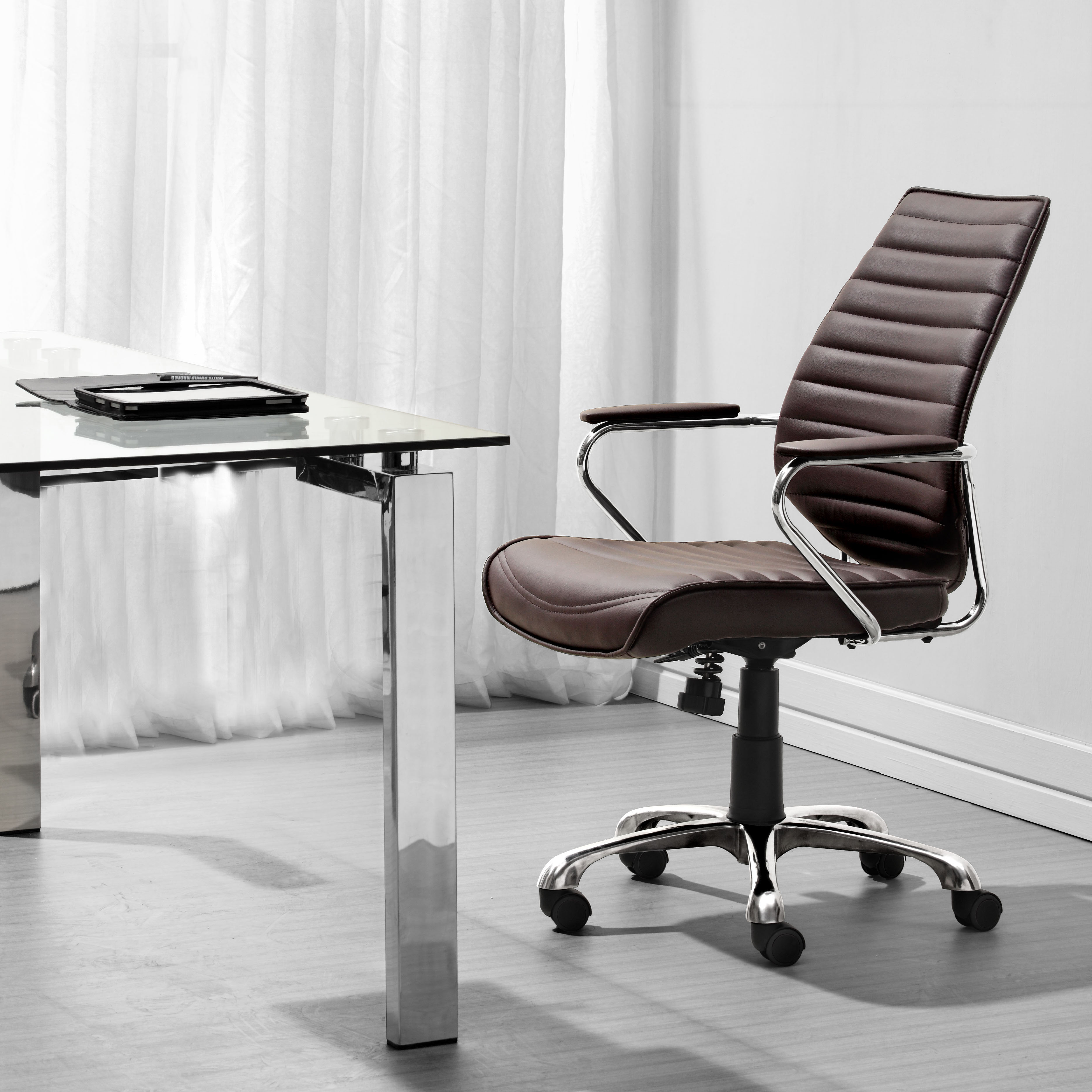 Enterprise Low Back Office Chair Espresso product image
