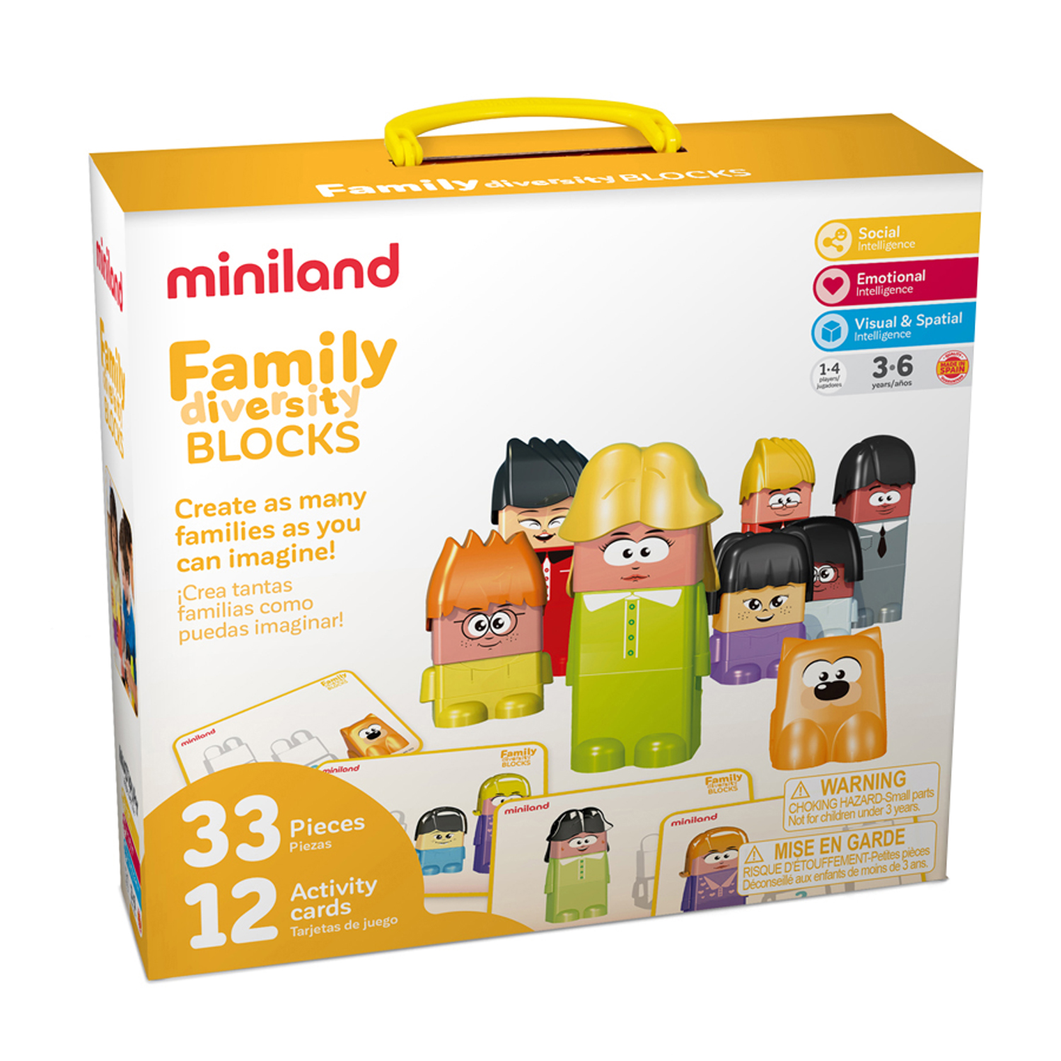 Miniland Educational Family Diversity Blocks