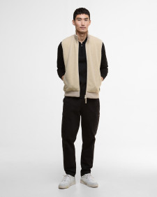 Ryefeld Fleece Gilet Light Stone