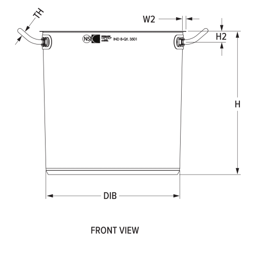 Engineering front view