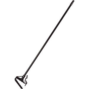 Carlisle, Sparta, Quik-Release Vinyl Coated Metal Side-Gate Mop Handle, 60", Black