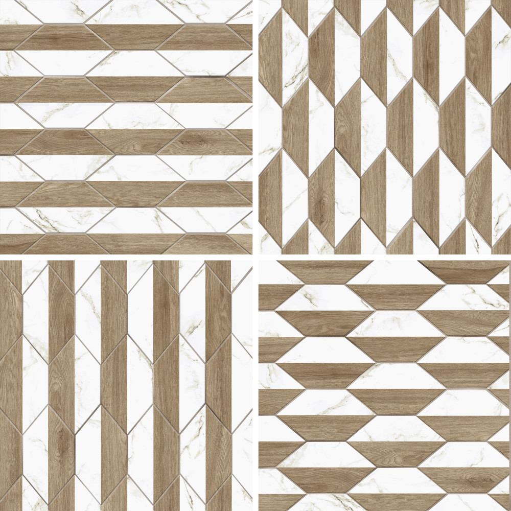 Llama Kayak Lagom Nature 6-1/2 in. x 12-1/2 in. Porcelain Floor and Wall Tile