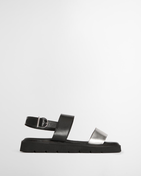 Harewood Sandals Black/Pewter