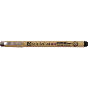 Pigma Micron Pen, Black, 0.20mm Size 005