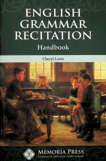 Memoria Press English Grammar Recitation