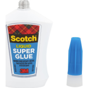 Super Glue Liquid, Bottle, .18 oz
