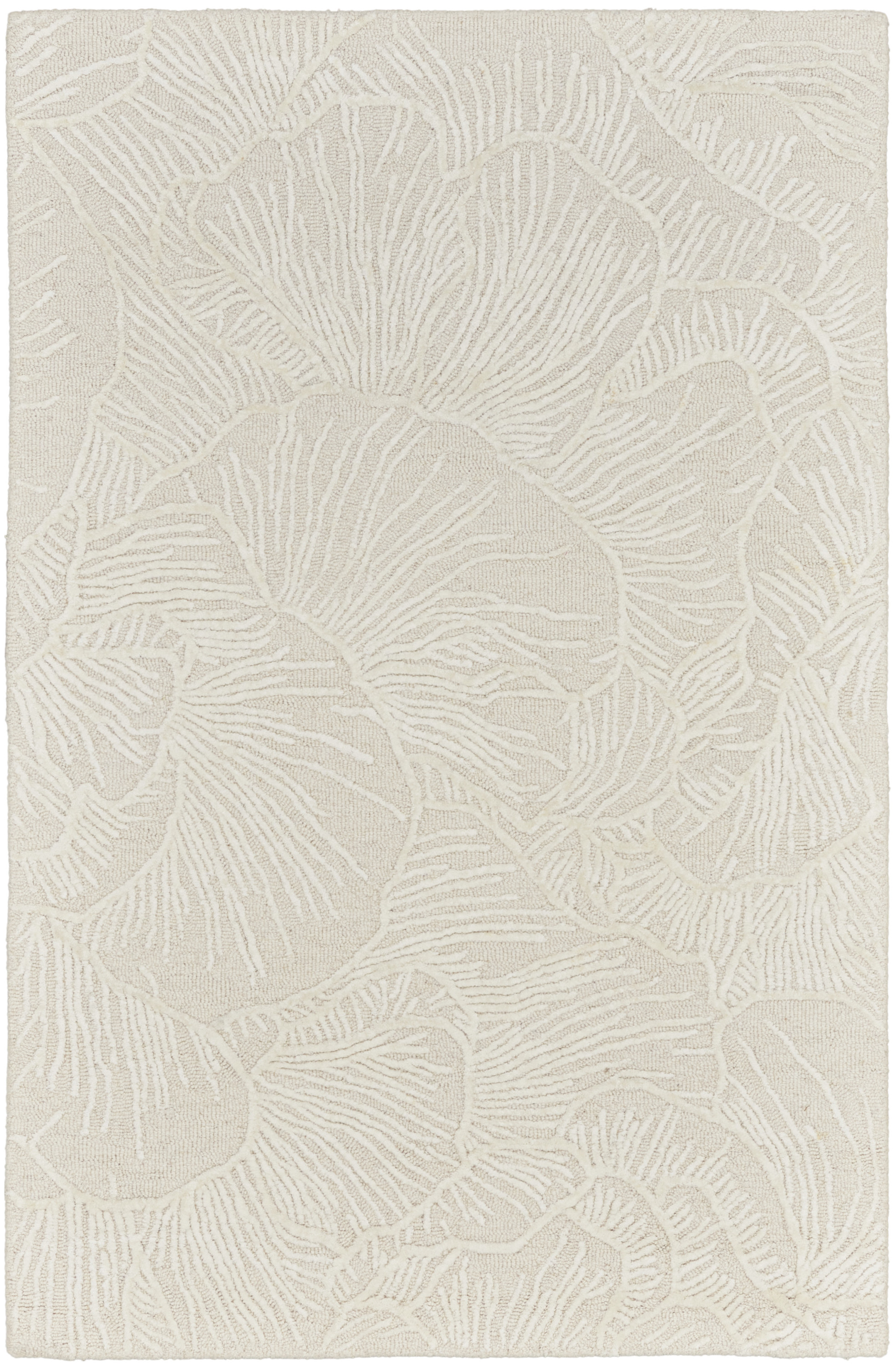 Nourison Avra 3'9" x 5'9" Ivory Modern Indoor Rug