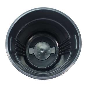 Impact, Gator Plus, 55 gal, Plastic, Gray, Round, Receptacle