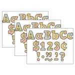 Teacher Created Resources&reg; Travel the Map Bold Block 4" Letters Combo Pack, 230 Per Pack, 3 Packs TCR8575-3