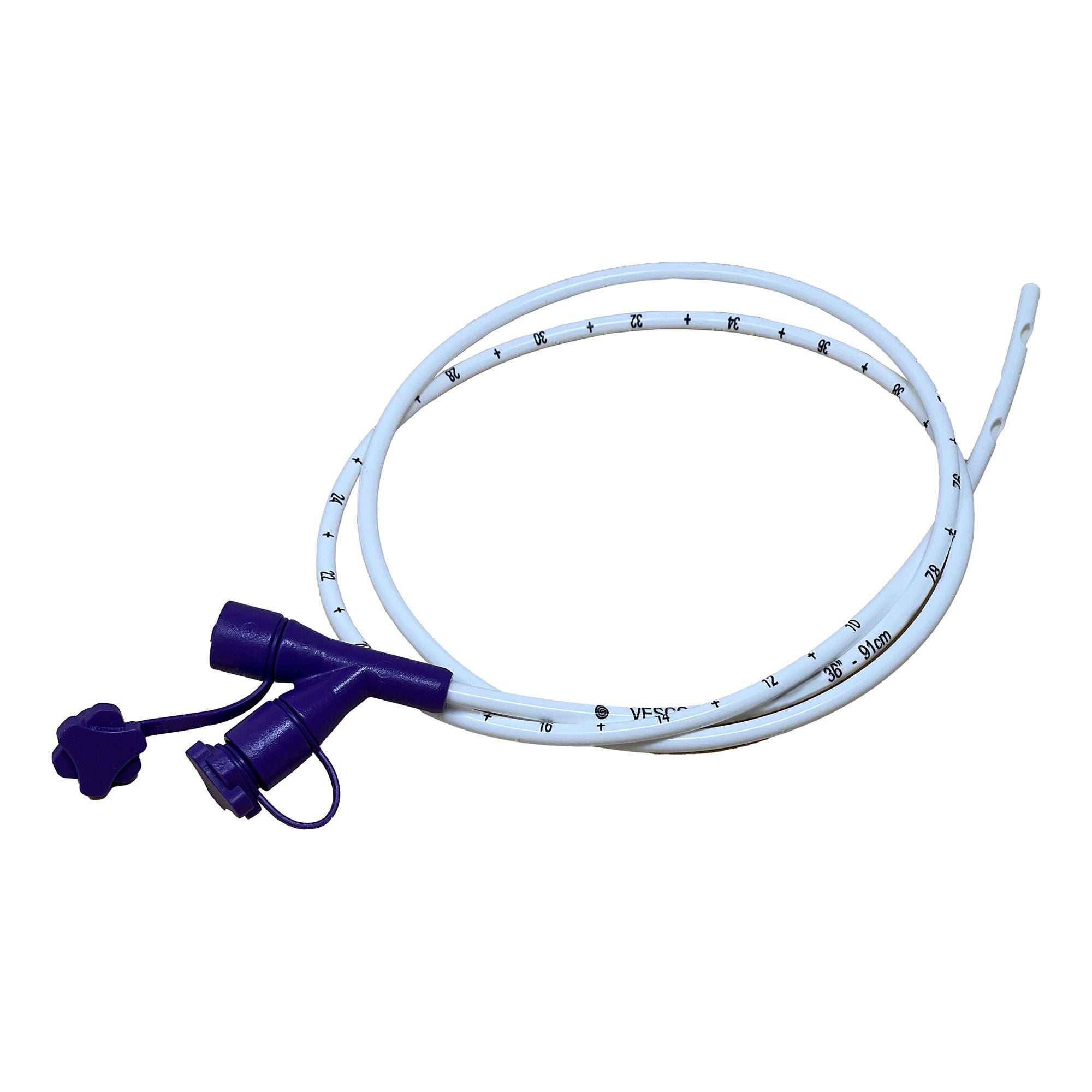 Vesco Medical TUBE, NASOGASTRIC POLY DUAL PORT 6FR 36" (10/CS)