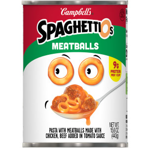 SpaghettiOs® Canned Pasta with Meatballs, 15.6 oz Can