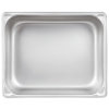 Half-size 4-inch-deep Super Pan® heavy-duty stainless steel steam table pan
