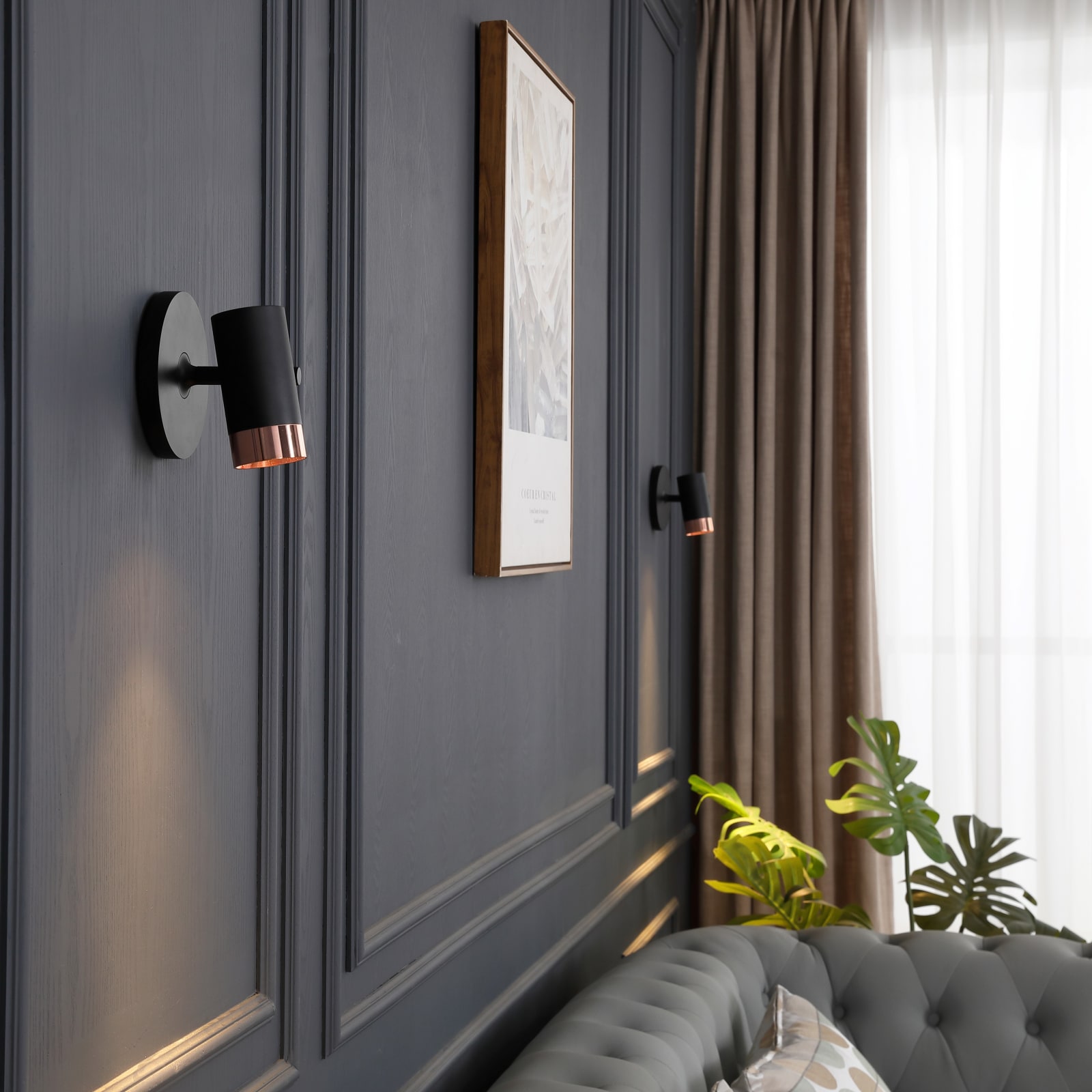 Ziv ZIV LED Thin Arm Spotlight — installation 1