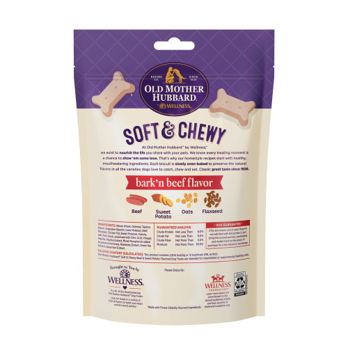 Old Mother Hubbard Soft & Chewy Bark’n Beef Flavor