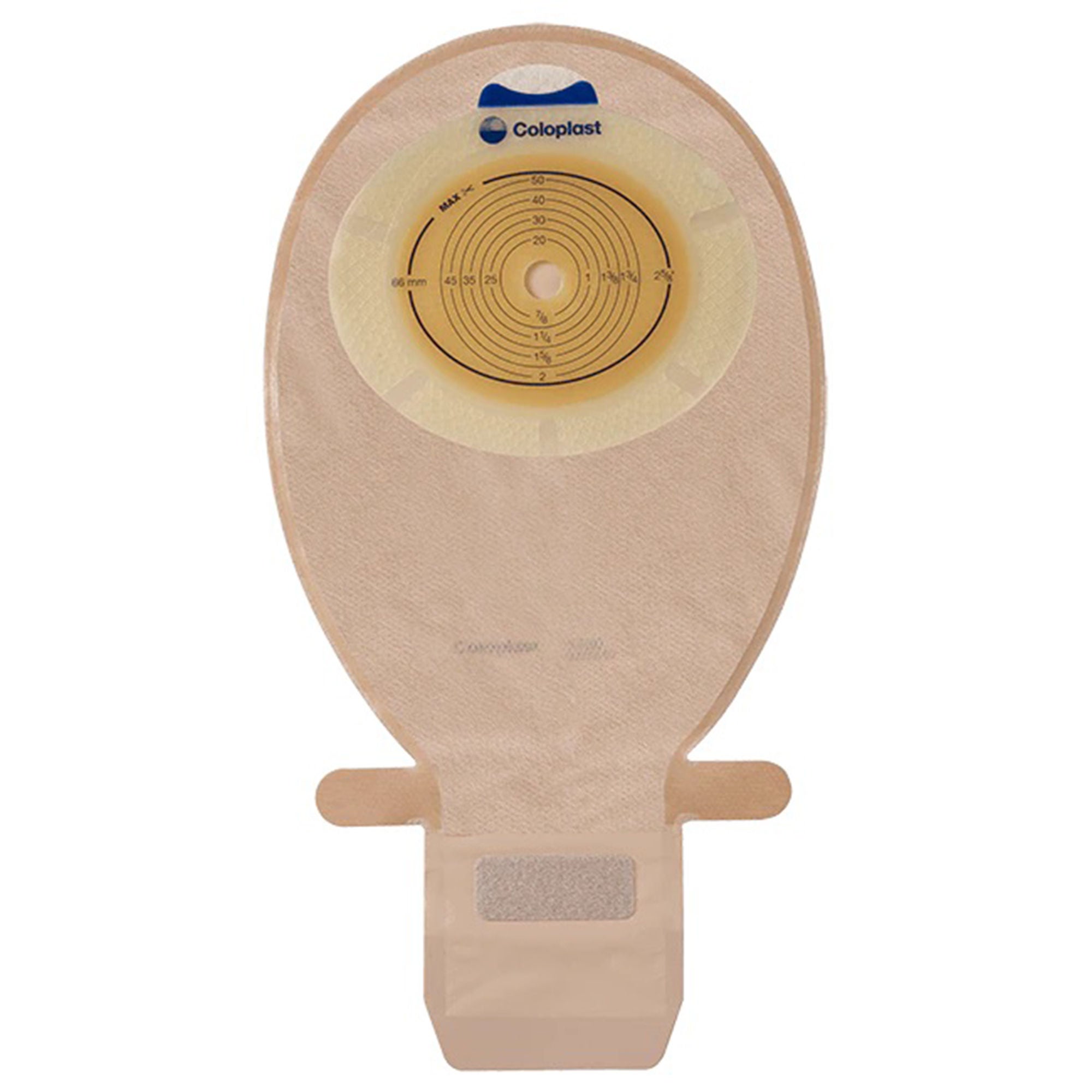 SenSura® Flat 1-Piece Transparent Ostomy Pouch, 35 mm Stoma