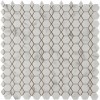 Studio Marble Impressions Grey/White 12×12 Linx Mosaic Matte