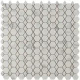 Studio Marble Impressions Grey/White 12×12 Linx Mosaic Matte