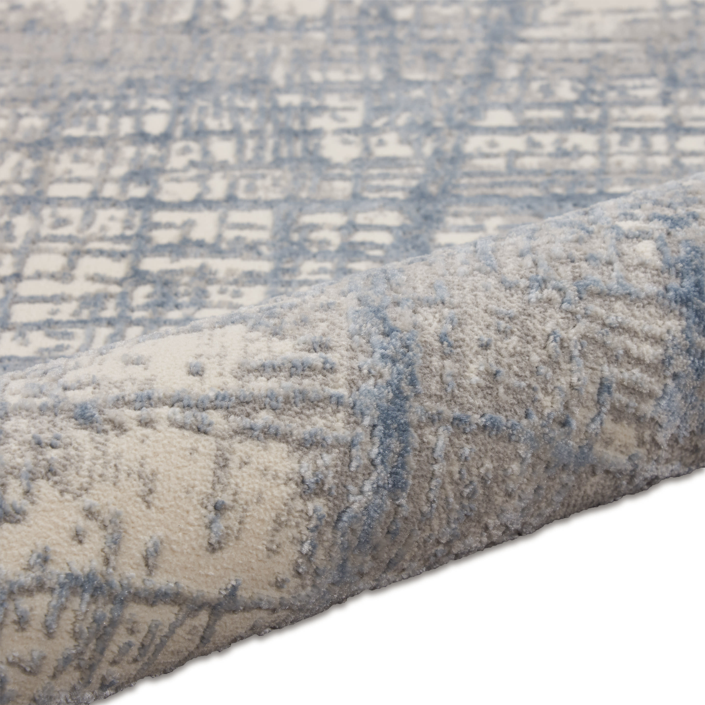 Calvin Klein CK950 Rush 2'2" x 3'9" Ivory Blue Modern Indoor Rug