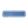 Hillyard, HD, 24"W, Microfiber, Blue, Hook & Loop, Dust Mop