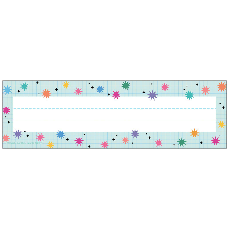 Retro Remix Name Plates, Pack of 36