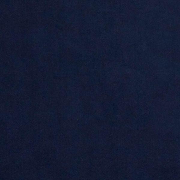 Navy-blue fabric panel fills the entire frame, appearing stretched and smooth; it uniformly absorbs light, creating a dim, evenly lit background with subtle textile texture and no visible features.